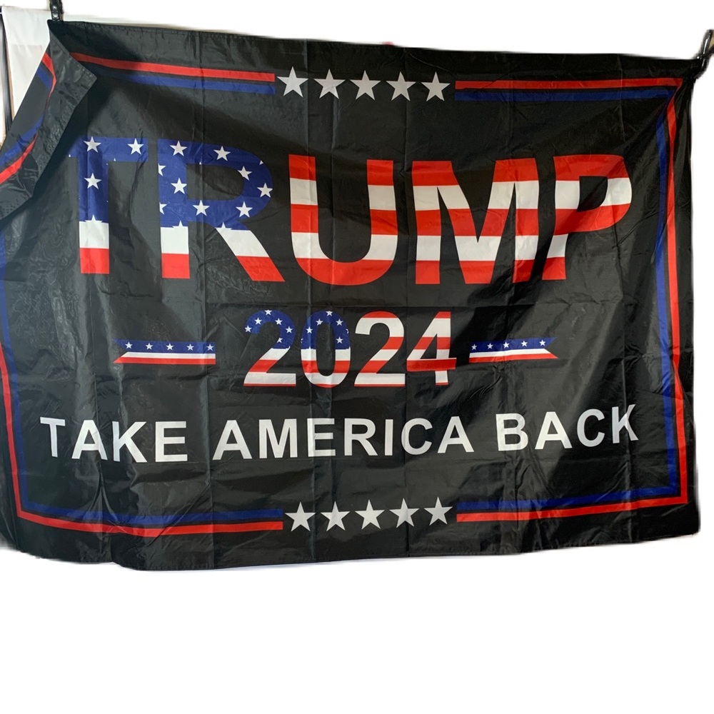 Trump 2024 Flag Outdoor Double Sided 3 Ply-Donald Trump Take America Back Flag.